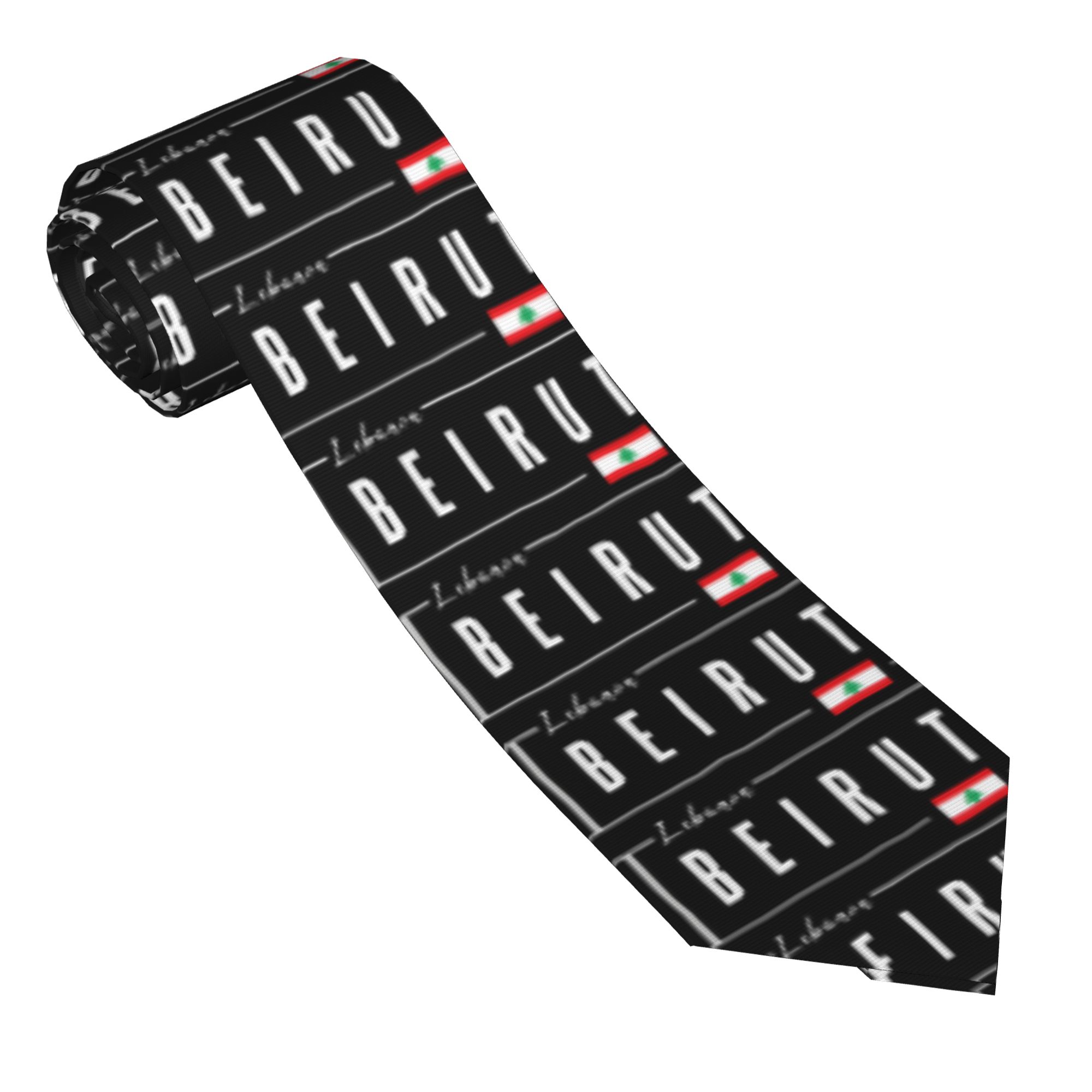 Beirut Lebanon Flag Tie  Cospl - Women Accessories Lebanon recensie en prijs