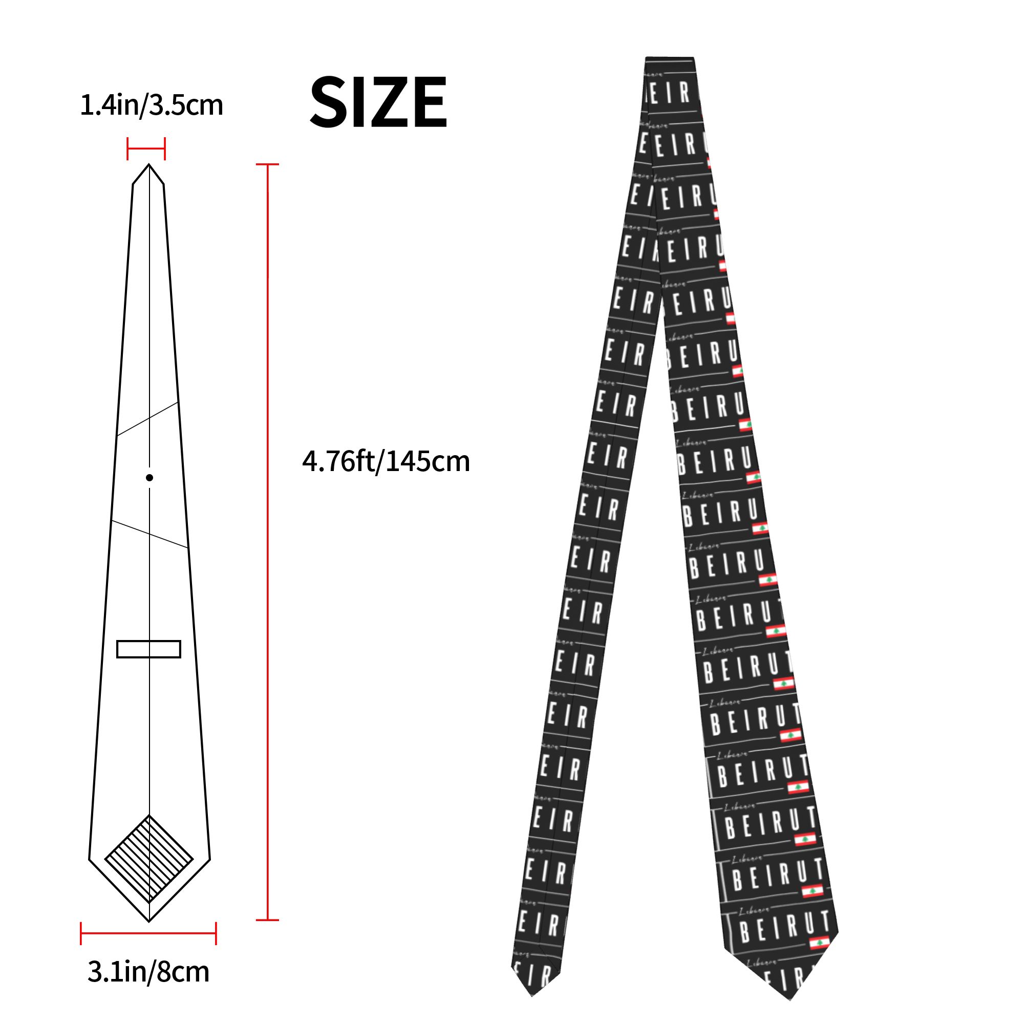 Beirut Lebanon Flag Tie  Cospl - Women Accessories Lebanon recensie en prijs