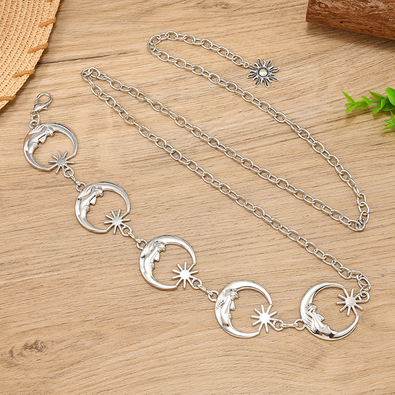 Alloy Silver Moon Waist Chain  - Women Accessories Pk recensie en prijs
