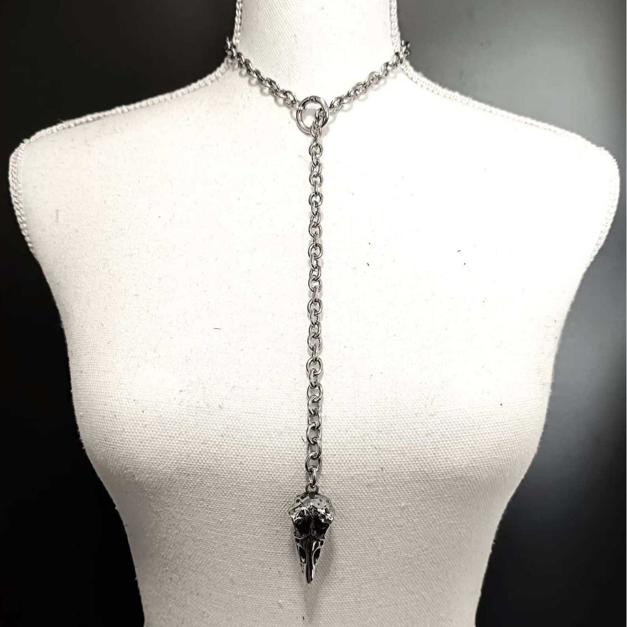 Gothic Crow Skull Necklace For - Women'S Vampire Accessories recensie en prijs