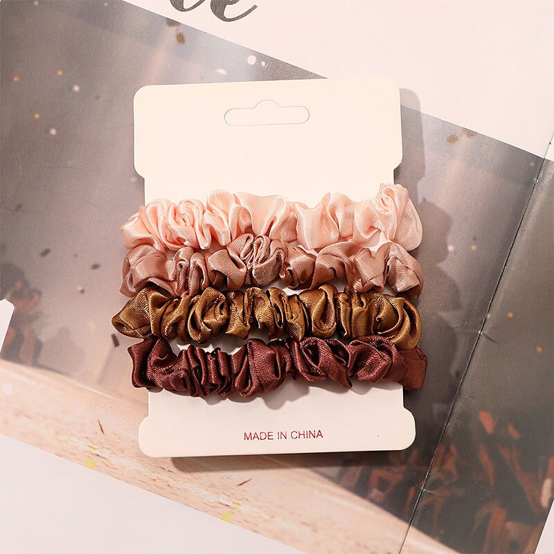 4pcs Pure Silk Skinnies Small  - Scrunchie Satin Set recensie en prijs