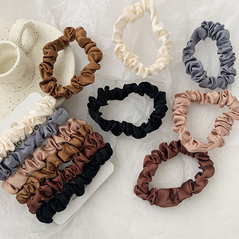 1 Set Satin Silk Solid Color S - Scrunchie Satin Set recensie en prijs