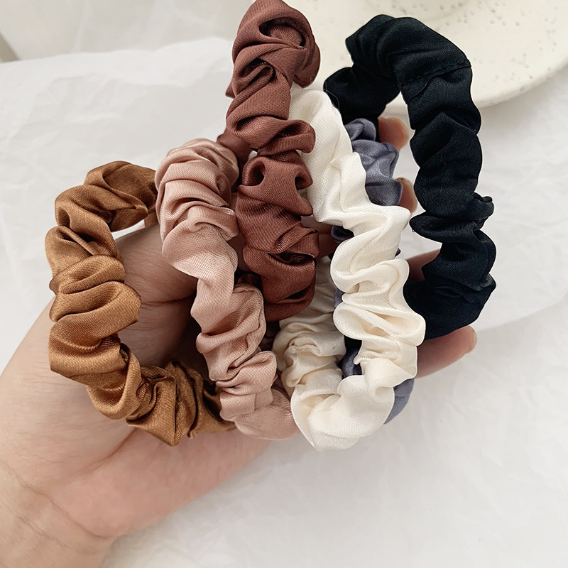 1 Set Satin Silk Solid Color S - Scrunchie Satin Set recensie en prijs
