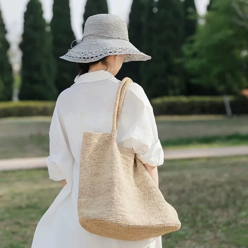 Premium raffia woven tote bag  - Women'S Accessories recensie en prijs
