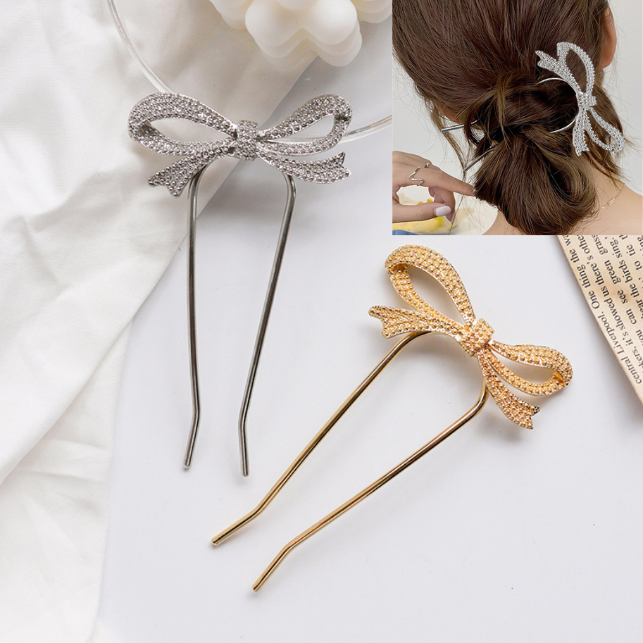 Elegant Women Bowknot Hairpins - Hair Fork Stick recensie en prijs