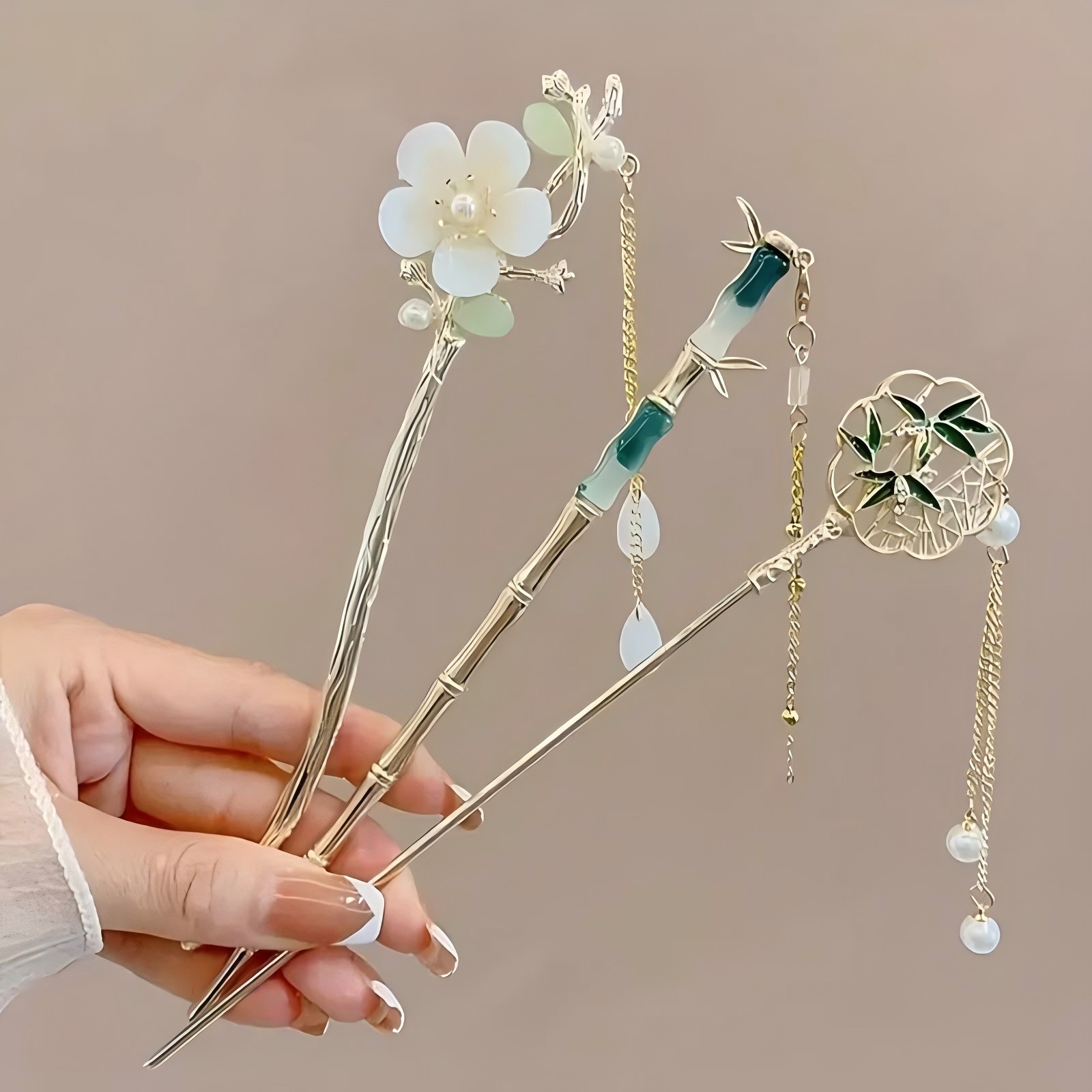 1/6pcs Elegant Chinese Style T - Hair Fork Stick recensie en prijs