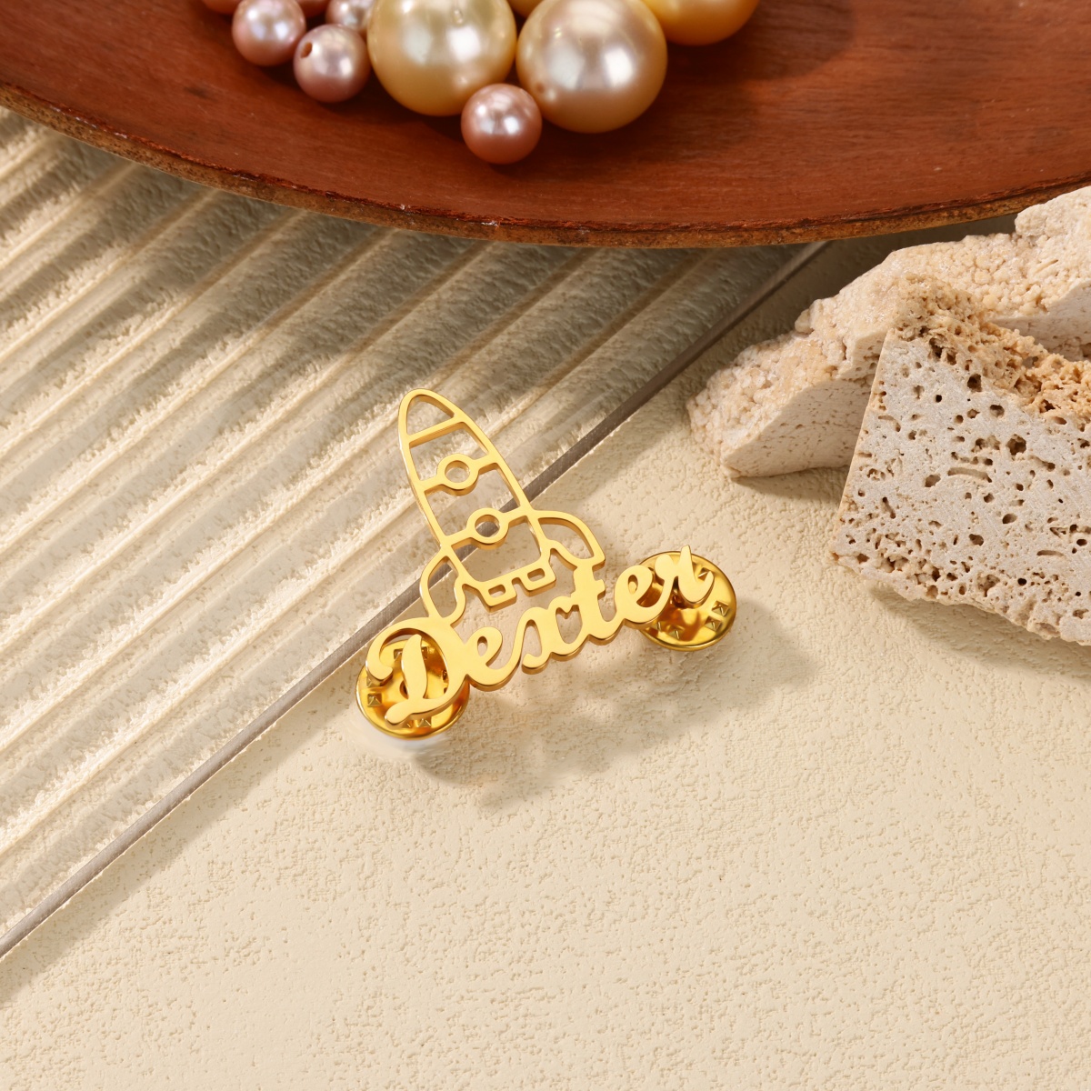 Personalized Name Brooch Pins  - Brooch Pin Gold recensie en prijs