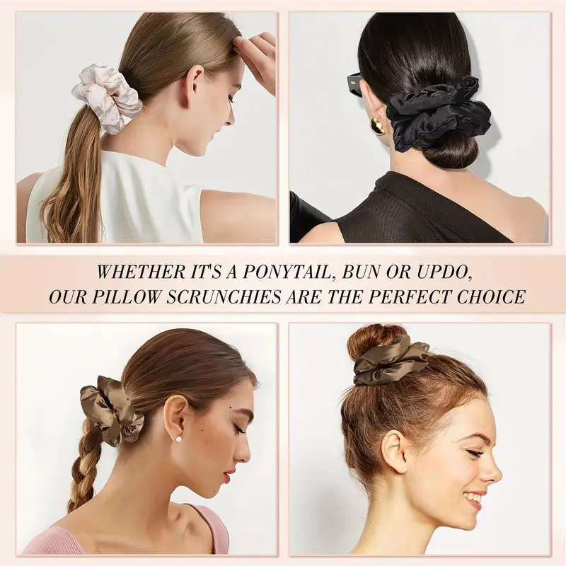 16pcs Soft Satin Scrunchies El - Scrunchie Satin Set recensie en prijs