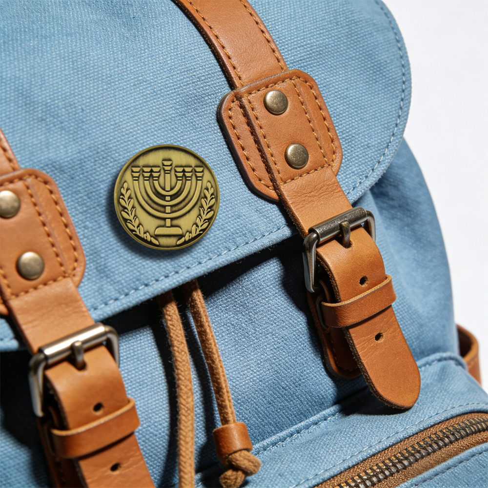 Vintage Jewish Menorah Brooch  - Brooch Pin Gold recensie en prijs