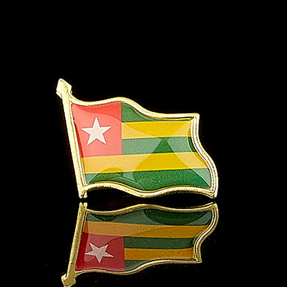 The Republic of Togo Africa Co - Brooch Pin Gold recensie en prijs