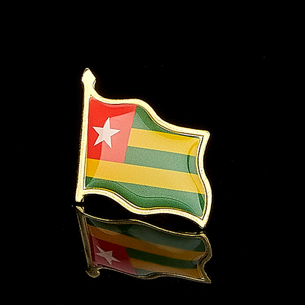 The Republic of Togo Africa Co - Brooch Pin Gold recensie en prijs