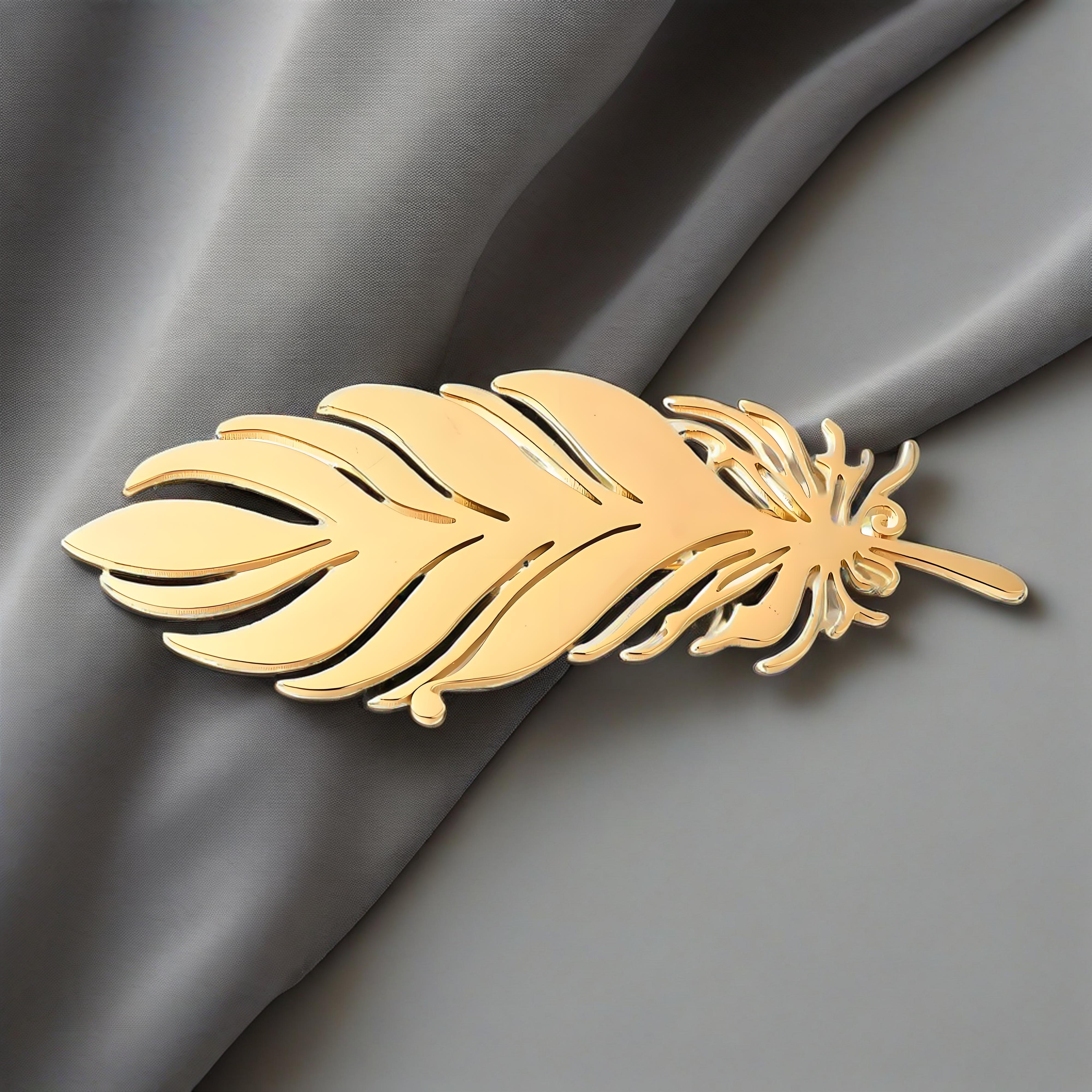 Gold - Plated Feather Brooch,  - Brooch Pin Gold recensie en prijs
