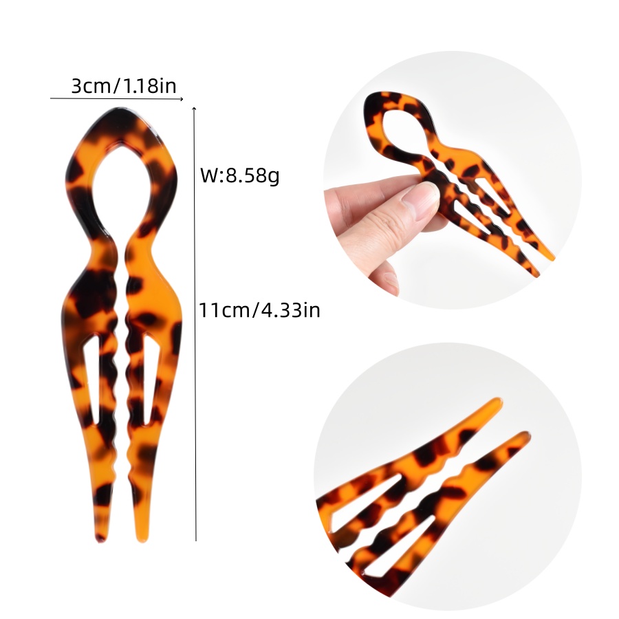 1 PC Acrylic Fish Tail U-shape - Hair Fork Stick recensie en prijs