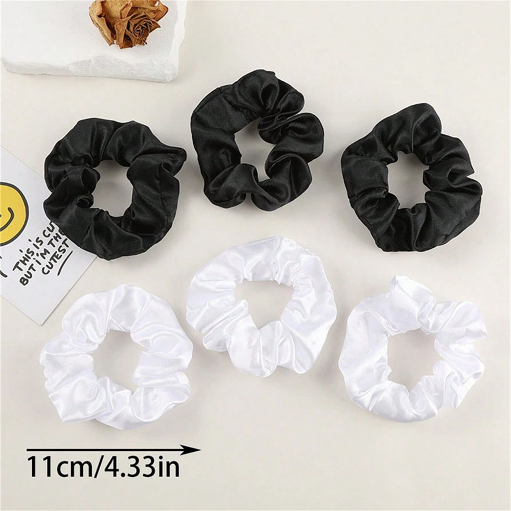 12Pcs/set Satin Scrunchies Sol - Scrunchie Satin Set recensie en prijs