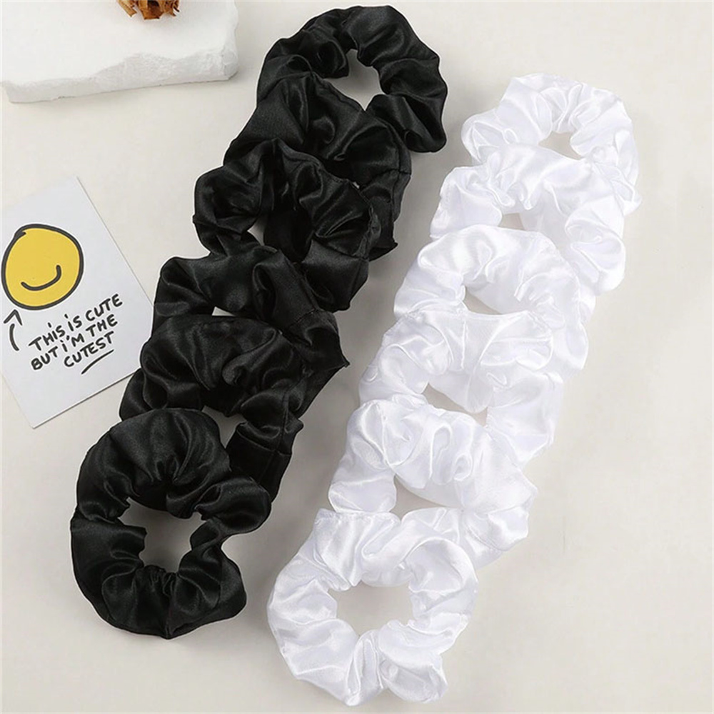 12Pcs/set Satin Scrunchies Sol - Scrunchie Satin Set recensie en prijs