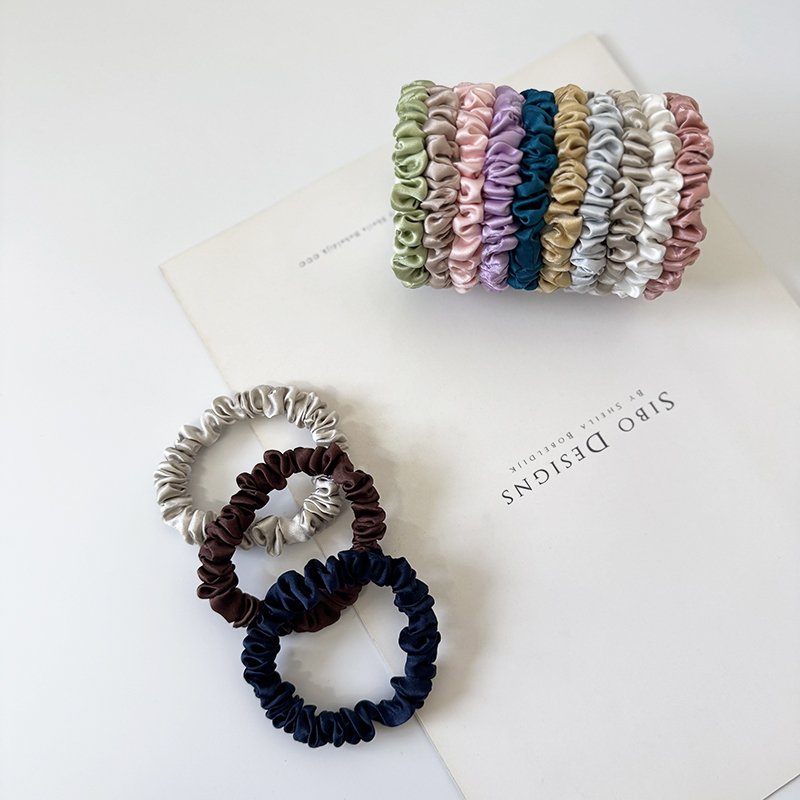 3PCS 100% Real Silk Hair Skinn - Scrunchie Satin Set recensie en prijs