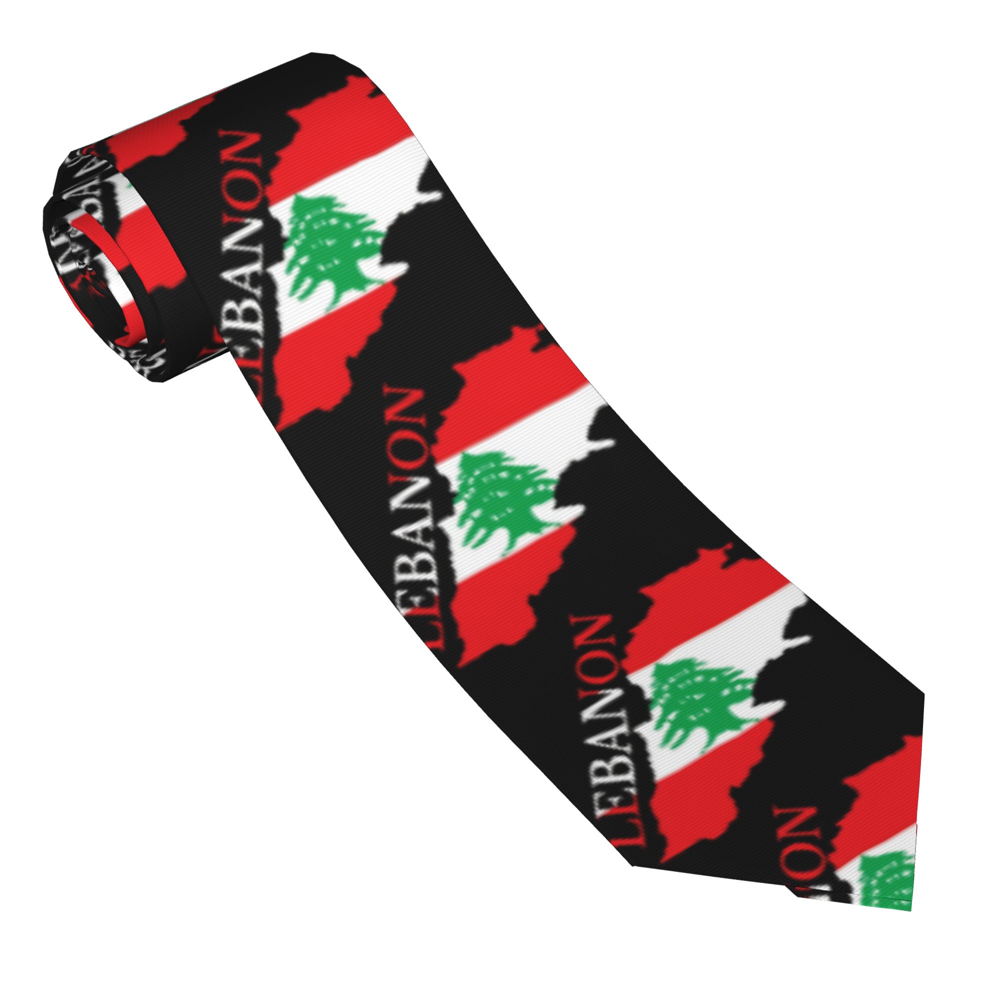 Lebanon Flag Map  Tie  Cosplay - Women Accessories Lebanon recensie en prijs