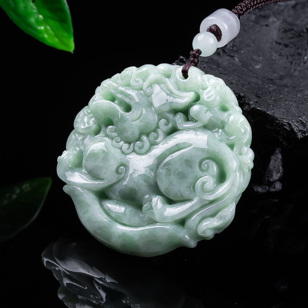 Natural Myanmar Jadeite Pixiu  - Women'S Accessories recensie en prijs