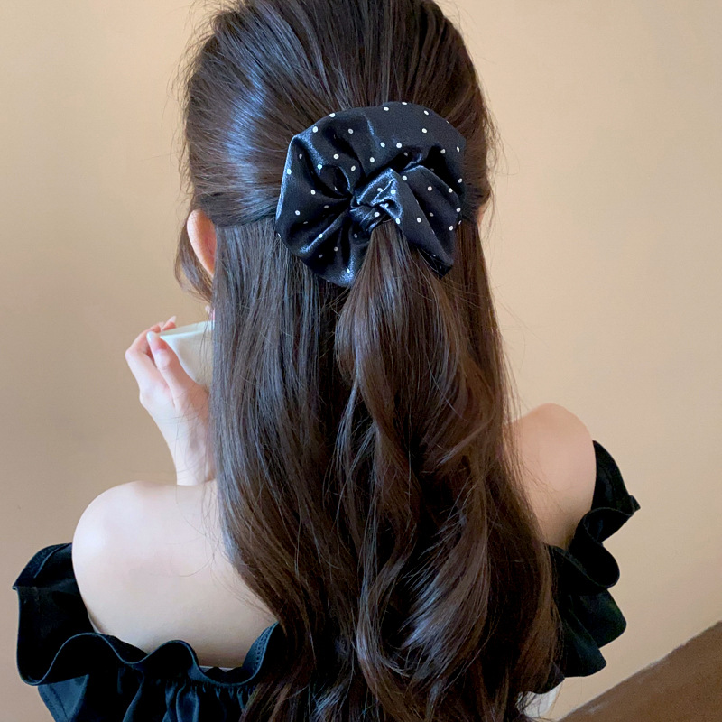 1/2 Pcs Black White Dot Hair S - Scrunchie Satin Set recensie en prijs