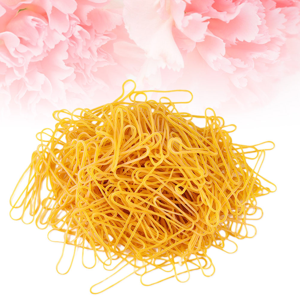1 Box Yellow Rubber Bands 50G  - Hair Band Elastic recensie en prijs