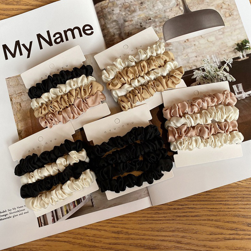 4PCS/Set Satin Silk Scrunchies - Scrunchie Satin Set recensie en prijs