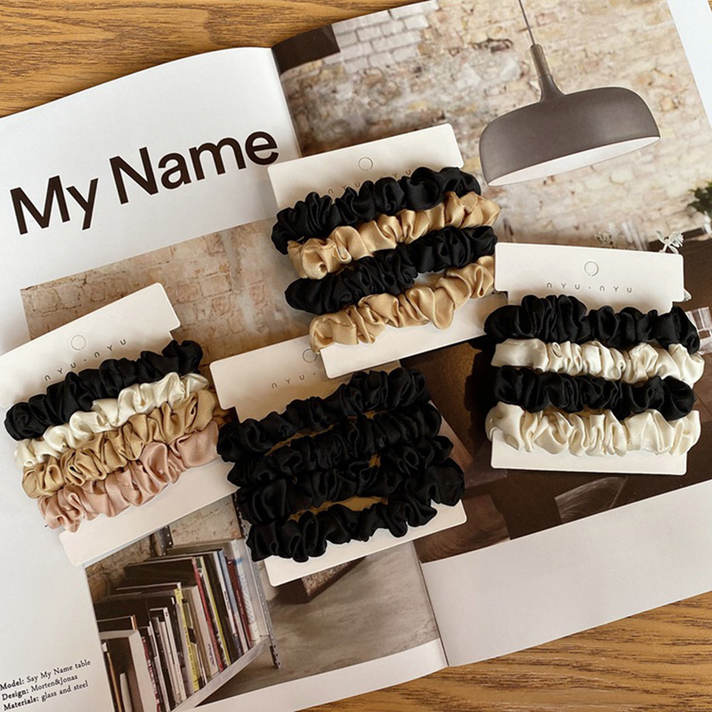 4PCS/Set Satin Silk Scrunchies - Scrunchie Satin Set recensie en prijs