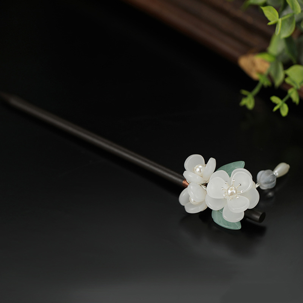 Retro Flower Hairpin With Pear - Hair Fork Stick recensie en prijs
